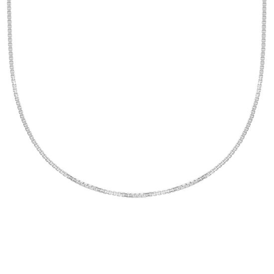 Collana unisex JOY Gioielli Oro in oro bianco con catena ottagonale MVC058BB50-1