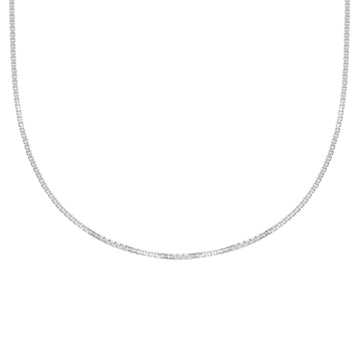 Collana unisex JOY Gioielli Oro in oro bianco con catena ottagonale MVC058BB50-1
