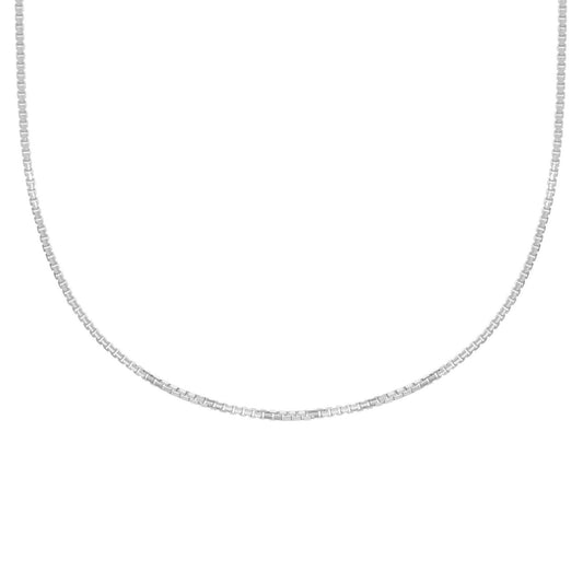 Collana unisex JOY Gioielli Oro in oro bianco con catena ottagonale MVC058BB50-1