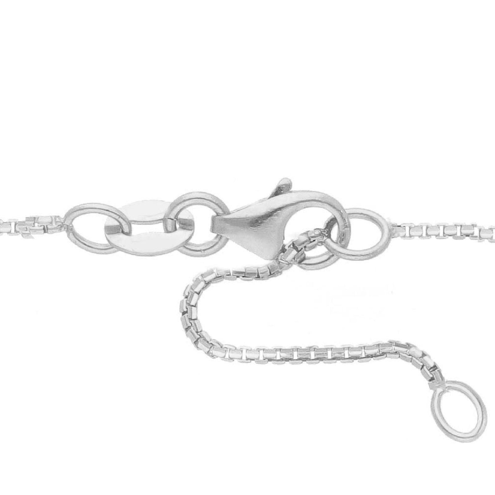 Collana unisex JOY Gioielli Oro in oro bianco con catena ottagonale MVC058BB50-2