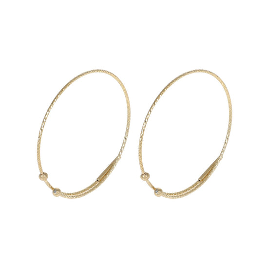 Orecchini da donna MagicWire in oro 18kt a cerchio 2,5 mm MISURA UNICA