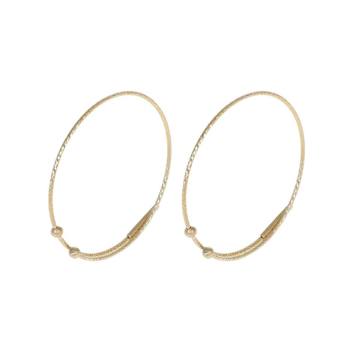 Orecchini cerchi MagicWire donna