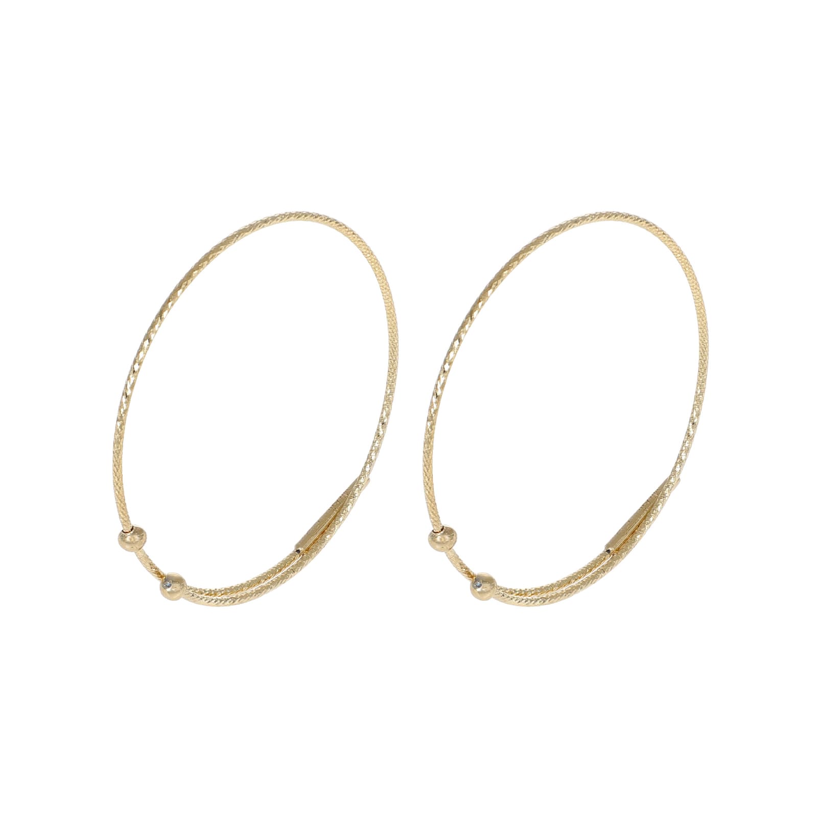 Orecchini da donna MagicWire in oro 18kt a cerchio 2,5 mm MISURA UNICA