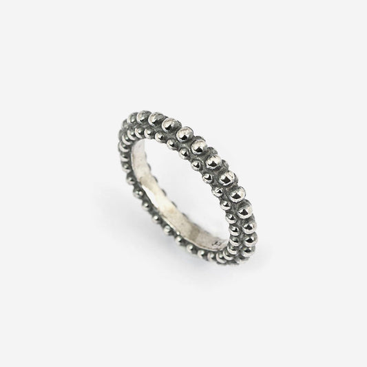 Anello fedina Nove25 Puntinati unisex argento piccole sfere N25ANE00274-2