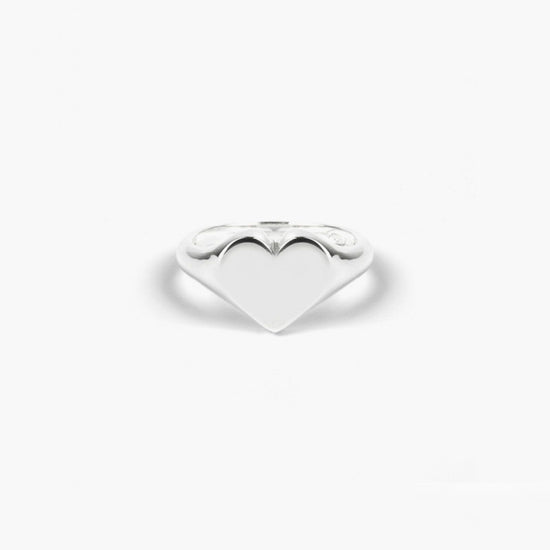 Anello chevalier cuore Nove25 Timeless da donna con finitura lucida N25ANE00408-1