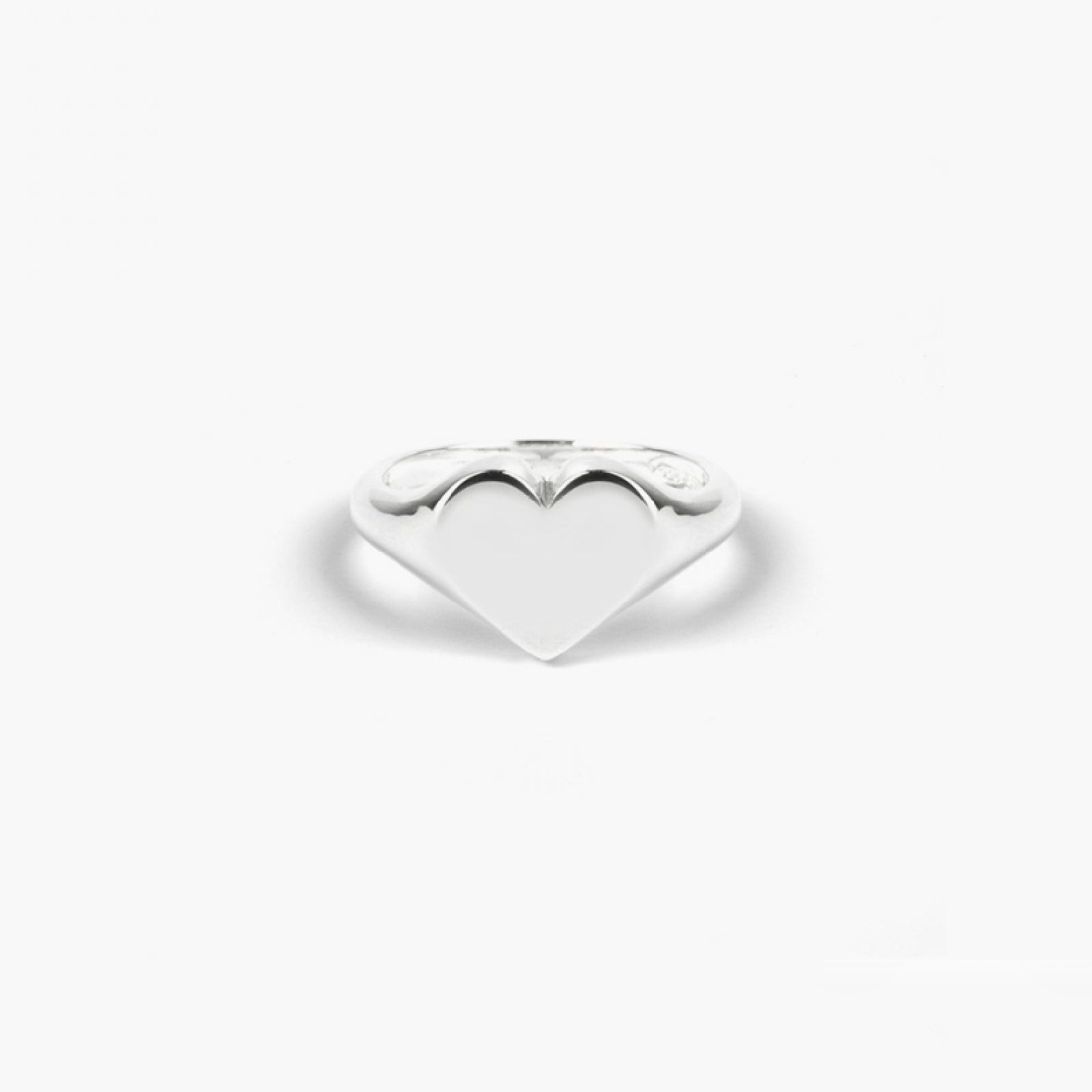 Anello chevalier cuore Nove25 Timeless da donna con finitura lucida N25ANE00408-1