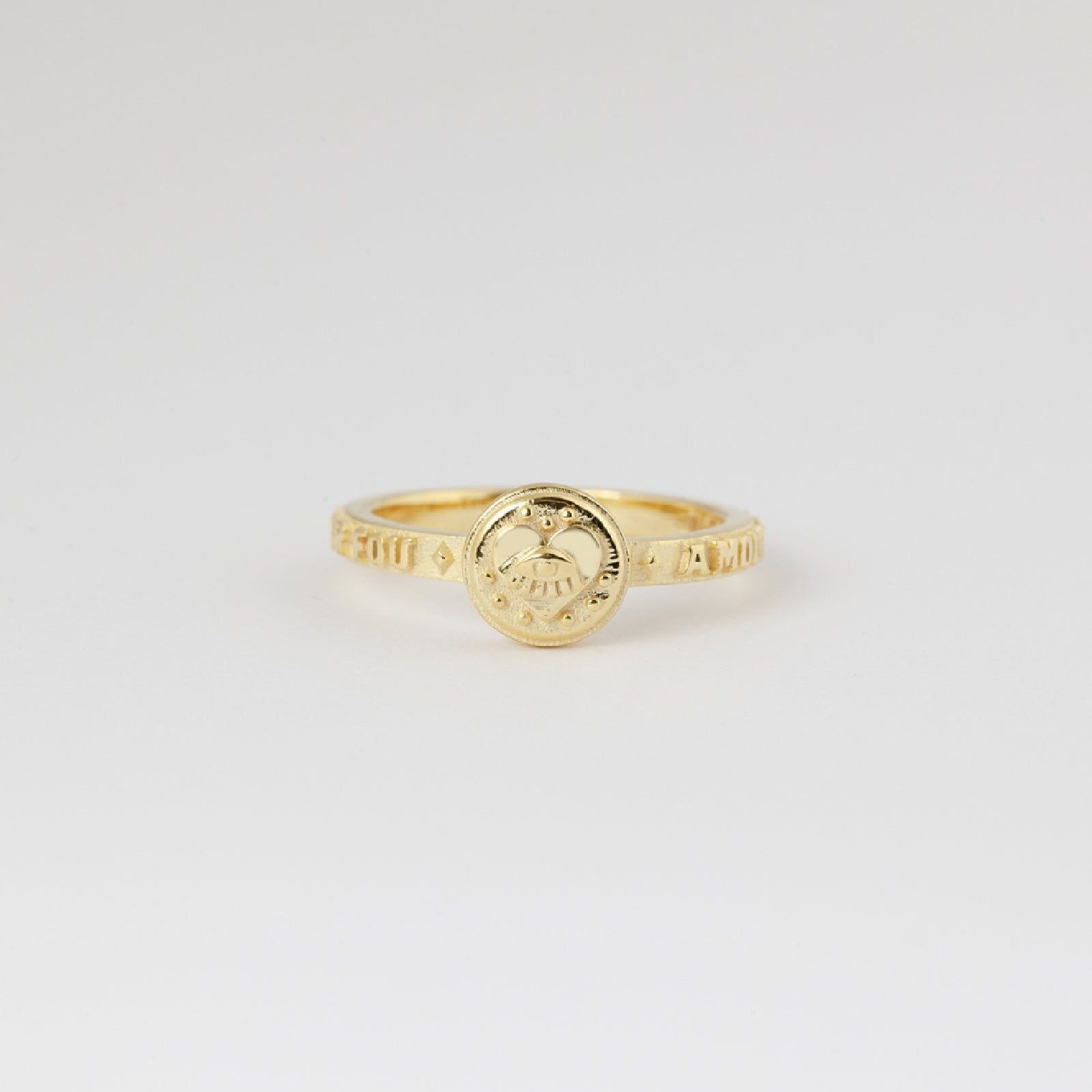 Anello fedina Nove25 Tarot donna in argento oro tarocchi e scritte N25ANE00416-1