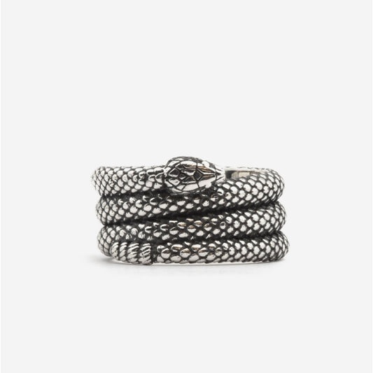 Anello a fascia Nove25 Snake unisex in argento con serpente N25ANE00425-1