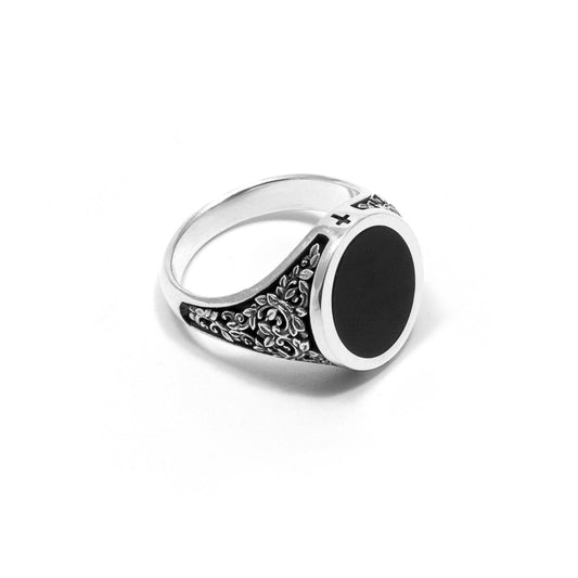 Anello chevalier donna Nove25 Bad Romance in argento agata e decorazioni N25ANE00543-1