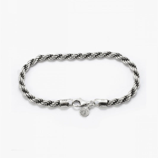 Bracciale catena Nove25 Fili Corda 100 unisex in argento e corda di 5mm N25BRA00019-1