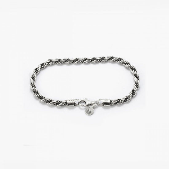 Bracciale catena Nove25 Fili Corda 080 unisex in argento e corda di 3,5mm N25BRA00020-1