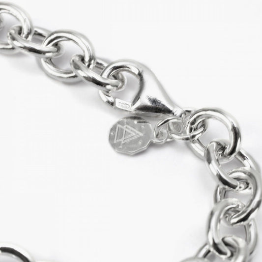 Bracciale catena Nove25 Fili unisex in argento con catena forzatina 200 N25BRA00033-2