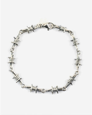Bracciale catena della collezione Nove25 Filo Spinato unisex in argento 925 brunito a forma di filo spinato N25BRA00319
