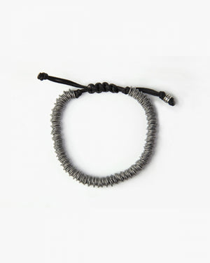 Bracciale in corda della collezione Nove25 Timeless unisex con magline torchon in argento 925 N25BRA00328
