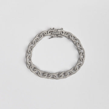 Bracciale Nove25 Brillanti da donna in argento catena rolò e zirconi N25BRA00345-1