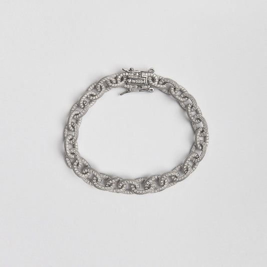 Bracciale Nove25 Brillanti da donna in argento catena rolò e zirconi N25BRA00345-1