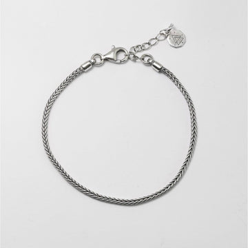 Bracciale Nove25 Fili donna in argento con catena a coda di volpe N25BRA00361-1