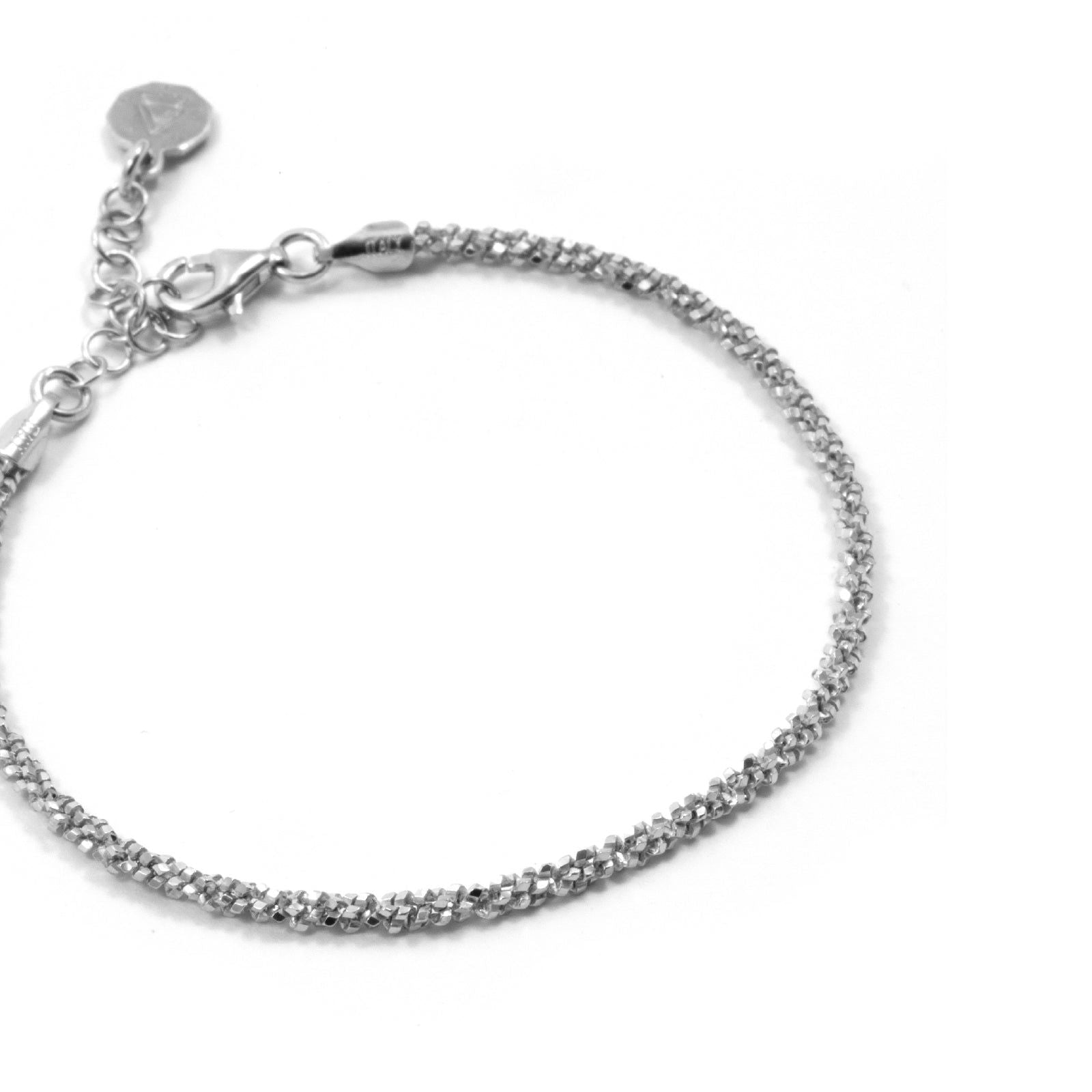 Bracciale catena unisex Nove25 Fili donna argento rodio sottile N25BRA00402-2