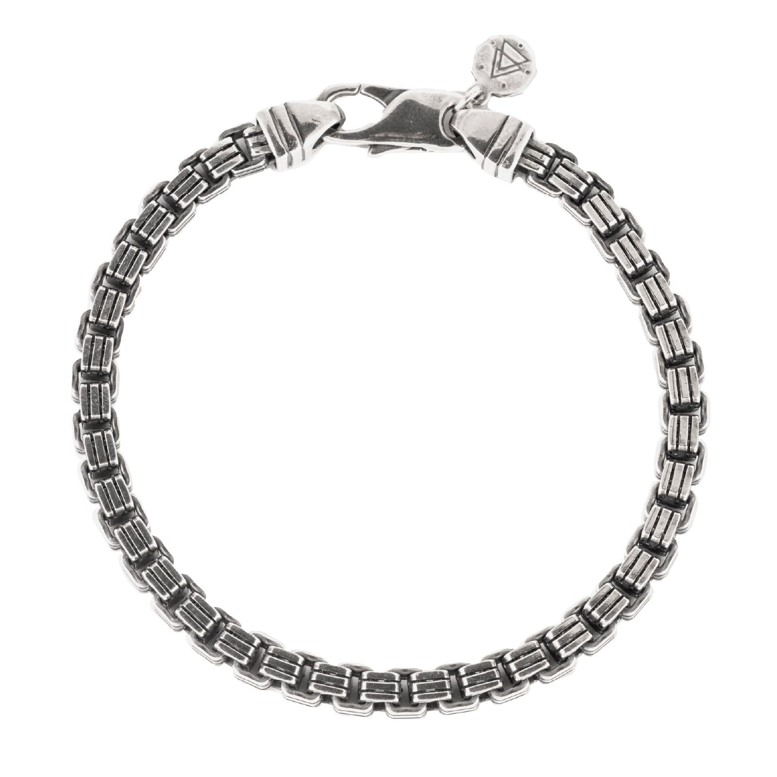 Bracciale uomo Nove25 Timeless in argento maglia a cubi rigati N25BRA00422-2