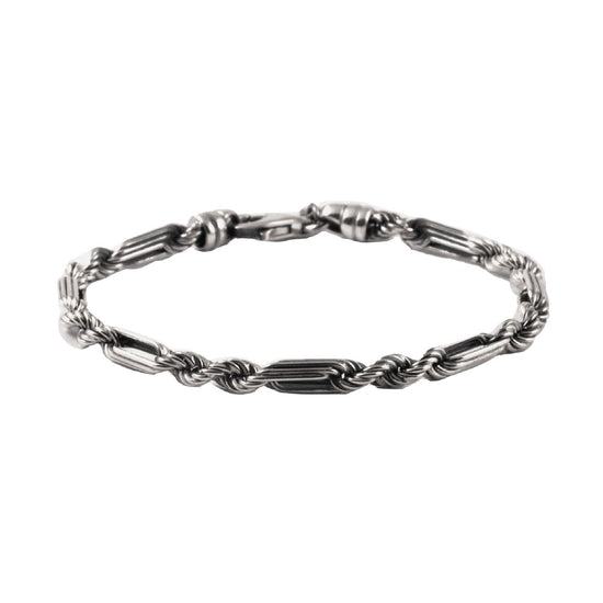 Bracciale uomo Nove25 Timeless in argento con catena attorcigliata N25BRA00423-1