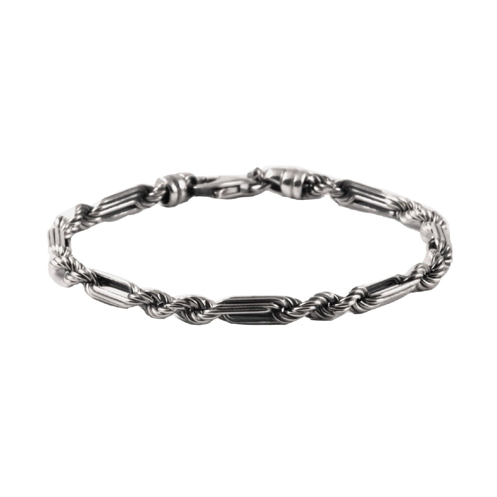 Bracciale uomo Nove25 Timeless in argento con catena attorcigliata N25BRA00423-1