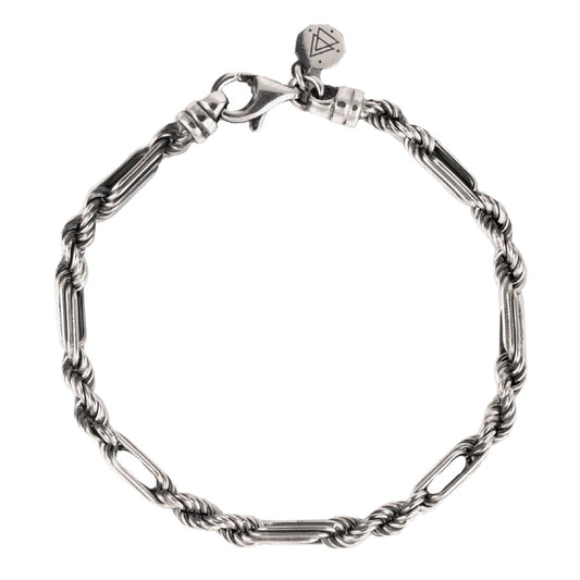 Bracciale uomo Nove25 Timeless in argento con catena attorcigliata N25BRA00423-2