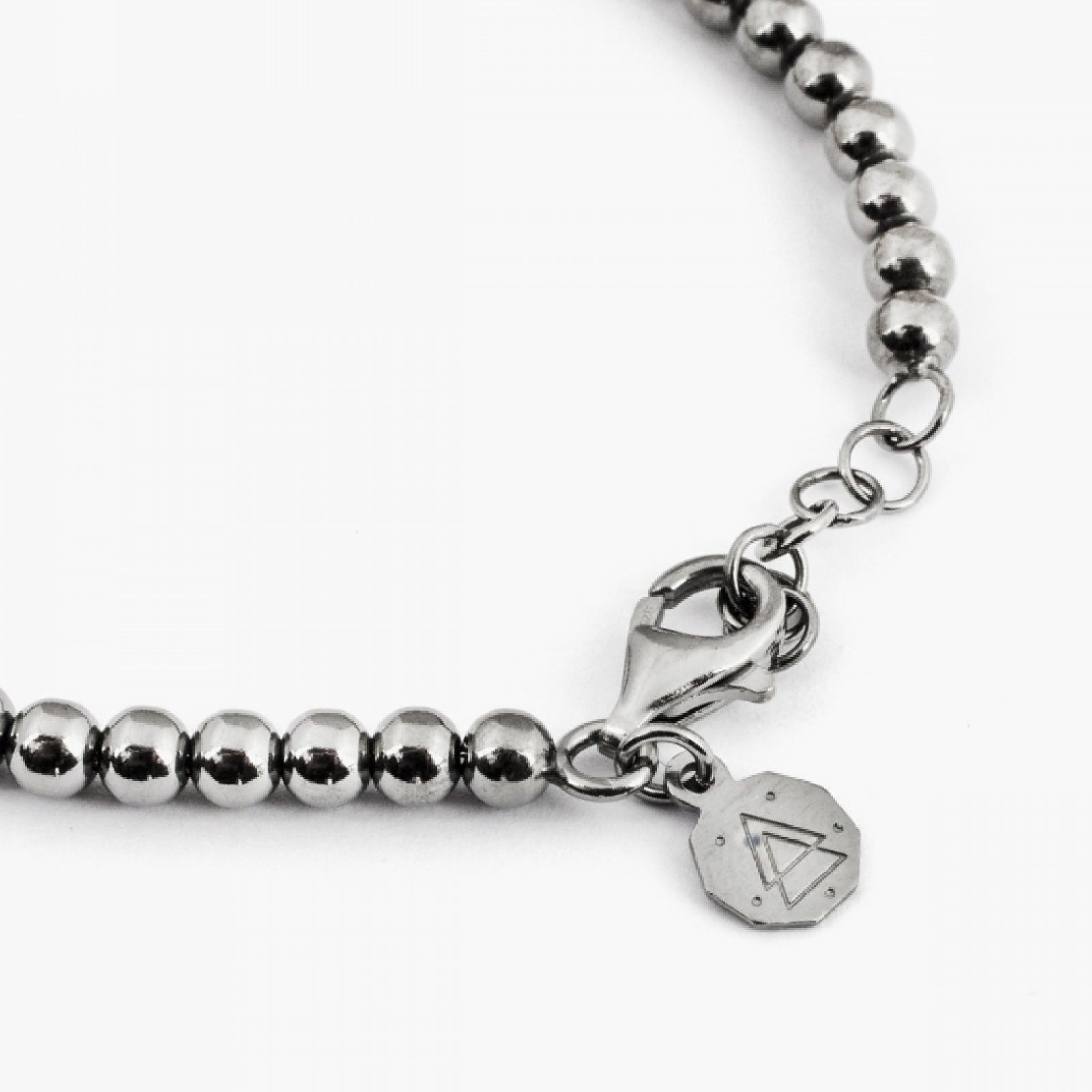 Bracciale Nove25 Fili Sfere 400 donna in argento con sfere lisce N25BRAAA084-2