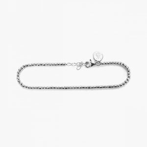 Bracciale catena della collezione Nove25 Fili Disco 300 da donna in argento 925 composto da sfere sfaccettate N25BRARL021