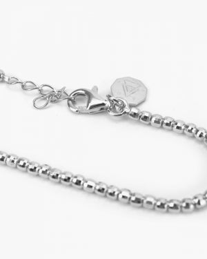 Bracciale catena della collezione Nove25 Fili Disco 300 da donna in argento 925 composto da sfere sfaccettate N25BRARL021