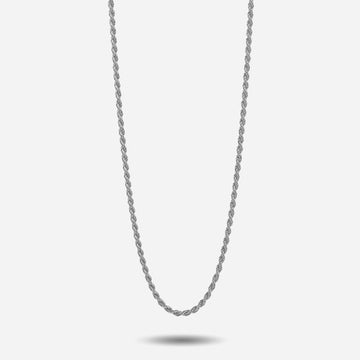 Collana Nove25 Fili unisex argento corda spessa 2 mm e lunghezza 80 cm N25COL00024-80-1