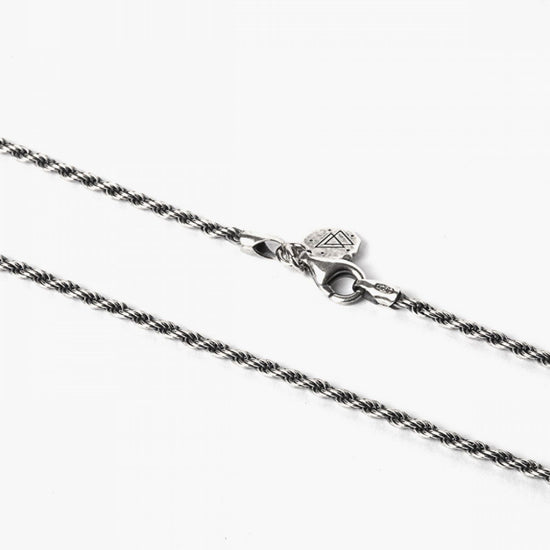Collana Nove25 Fili unisex argento corda spessa 2 mm e lunghezza 80 cm N25COL00024-80-2