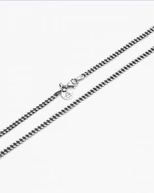 Collana girocollo Nove25 Fili Grumetta Filo 080 unisex in argento 925 con catena grumetta lunga 50 cm N25COL00197/50