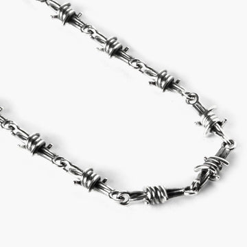 Collana Nove25 Filo Spinato unisex in argento filo spinato N25COL00242-50-2