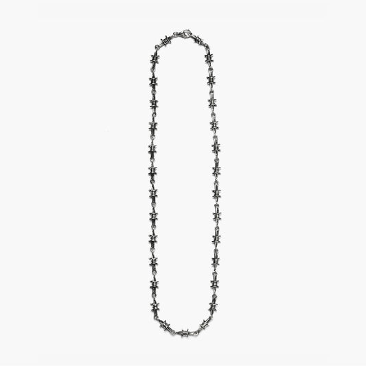 Collana Nove25 Filo Spinato unisex in argento filo spinato N25COL00242-50