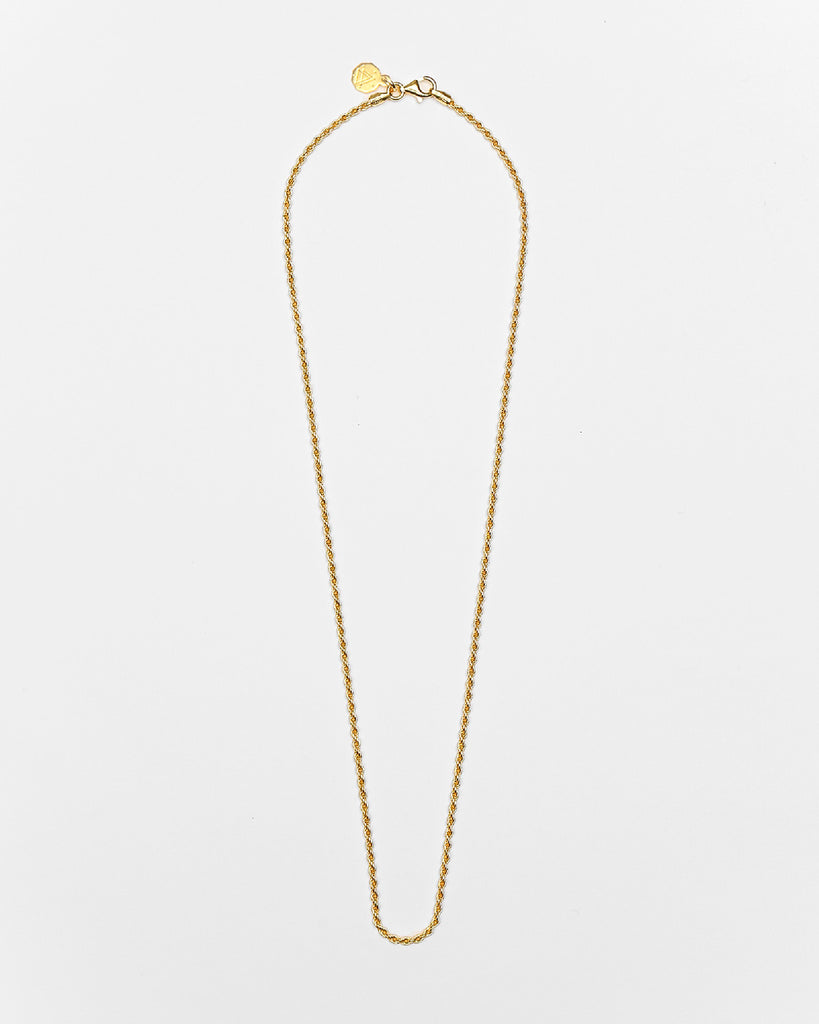 Collana girocollo Nove25 Fili Corda 040 unisex in argento 925 dorato con catena a corda lunga 45 cm N25COL00273/45
