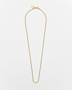 Collana girocollo Nove25 Fili Corda 040 unisex in argento 925 dorato con catena a corda lunga 45 cm N25COL00273/45