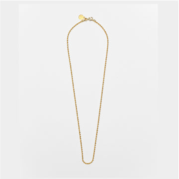 Collana Nove25 Fili Corda 040 unisex in argento dorato catena corda lunga 45 cm N25COL00273-45