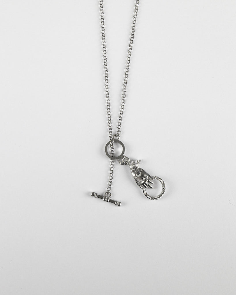 Collana con pendente Nove25 Tarot unisex in argento 925 e ciondoli con simboli dei tarocchi N25COL00303/O/S