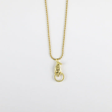 Collana Nove25 Tarot unisex in argento dorato con simboli tarocchi N25COL00304-O-S-1