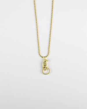 Collana con pendente Nove25 Tarot unisex in argento 925 dorato e ciondoli con simboli dei tarocchi N25COL00304/O/S