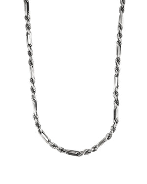 Collana girocollo unisex della collezione Nove25 Timeless in argento 925 con catena attorcigliata N25COL00463/45