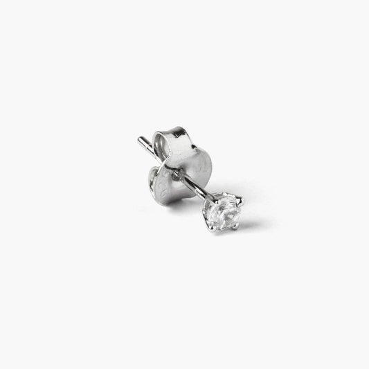 Mono orecchino punto luce Nove25 Brillanti unisex in argento zircone 5 mm N25ORE00111-5-1
