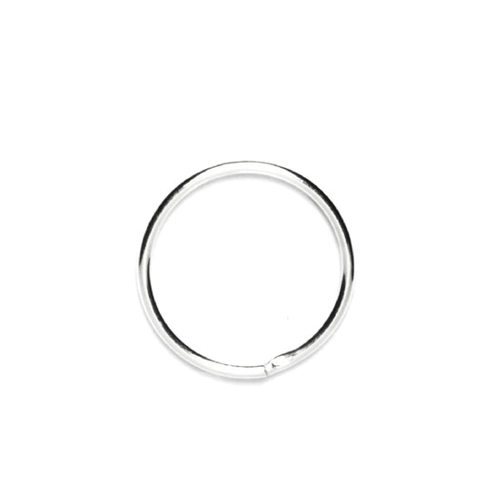 Mono orecchino unisex Nove25 Timeless argento con cerchio liscio 12 mm N25ORE00114-12-1