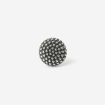 Mono orecchino a lobo tondo Nove25 Puntinati unisex in argento N25ORE00165-O-S-1