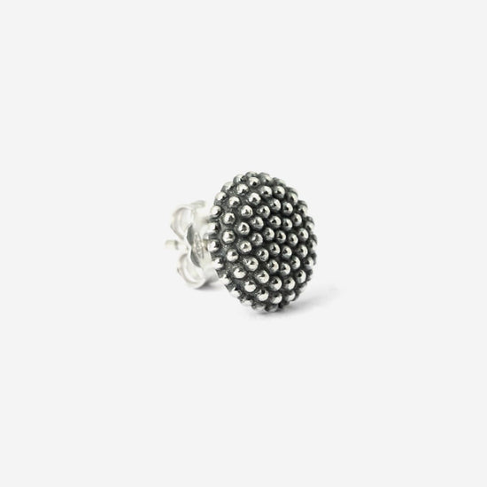 Mono orecchino a lobo tondo Nove25 Puntinati unisex in argento N25ORE00165-O-S-2