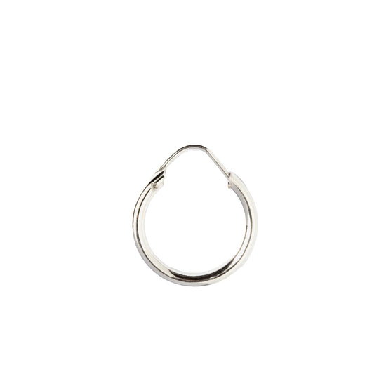 Mono orecchino unisex Nove25 Timeless argento liscio e filo tondo 8 mm N25ORE00222-O-S-1