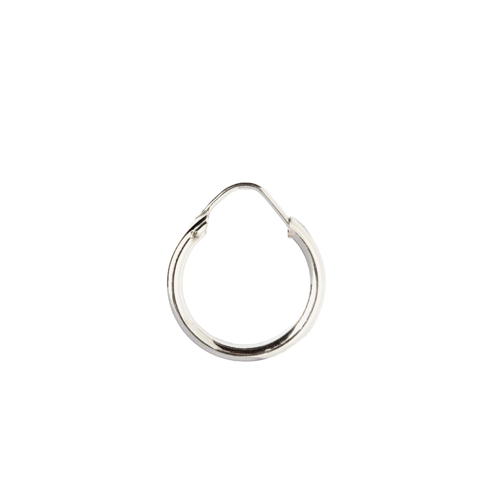 Mono orecchino unisex Nove25 Timeless argento liscio e filo tondo 8 mm N25ORE00222-O-S-1