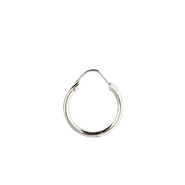 Mono orecchino unisex Nove25 Timeless argento liscio e filo tondo 8 mm N25ORE00222-O-S-1