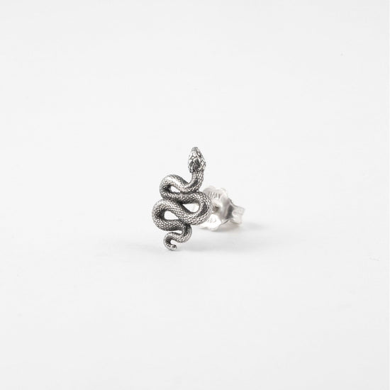 Mono orecchino lobo Nove25 Snake unisex in argento serpente 12mm N25ORE00444-O-S-2