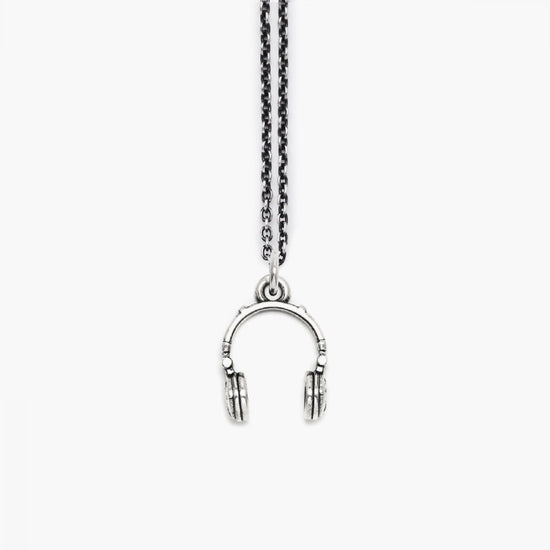 Ciondolo Nove25 Miniature unisex in argento cuffie DJ piccole 16x16mm N25PEN00048-O-S-2
